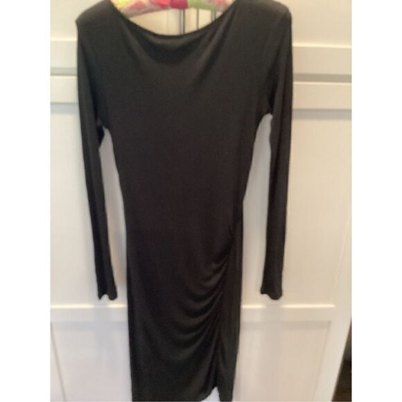 NWT ALLSAINTS Womens Duna Dress Sz M Graphite $178.00 NEW - Picture 8 of 11